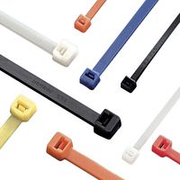 PLT1.5I-M300 Cable Tie, Nylon 6.6, 142.2mm, 40LB, Blk PANDUIT
