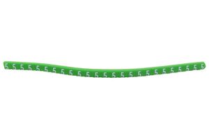 901-11005 CABLE MARKER, PRE PRINTED, PVC, GREEN HELLERMANNTYTON