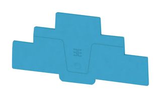 2428860000 End Plate, Blue, Plastic, Terminal Block Weidmuller