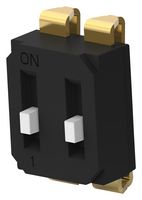 EDS02SNNNTU04Q Dip Switch, 2Pos, SPST, Slide, SMD Alcoswitch - Te Connectivity