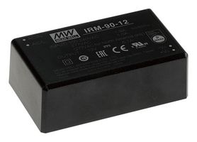 IRM-90-12 Power Supply, AC-DC, 12V, 6.7A Mean Well