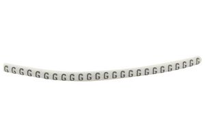 901-11030 Cable Marker, Pre Printed, Pvc, White HELLERMANNTYTON