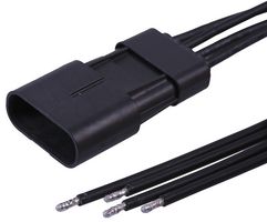 216623-1043 WTB Cable, 4P Squba Plug-Free End, 23.6" Molex