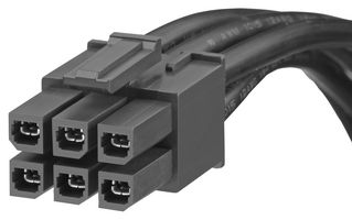 45136-0610 Cable ASSY, 6Pos, Rcpt-Rcpt, 1m Molex