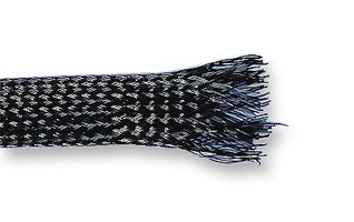 PETBK8B10 Sleeving, Braid, 8mm, Black, 10m multicomp Pro