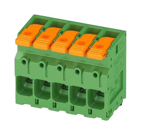 PHOENIX CONTACT Wire-To-Board Terminal Blocks LPT 16/ 5-10,0-ZB TB, WIRE TO BRD, 5WAY, 4AWG PHOENIX CONTACT 3653207 LPT 16/ 5-10,0-ZB