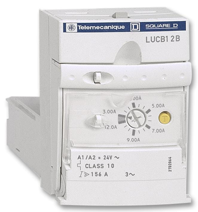 SCHNEIDER ELECTRIC Thermal Magnetic LUCB18B. CONTROL UNIT 4, 5-18A, 24VAC SCHNEIDER ELECTRIC 8635501 LUCB18B.