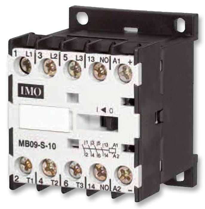 IMO PRECISION CONTROLS Contactors MB09-S-10=24 CONTACTOR, 9A, 24VDC IMO PRECISION CONTROLS 9939890 MB09-S-10=24