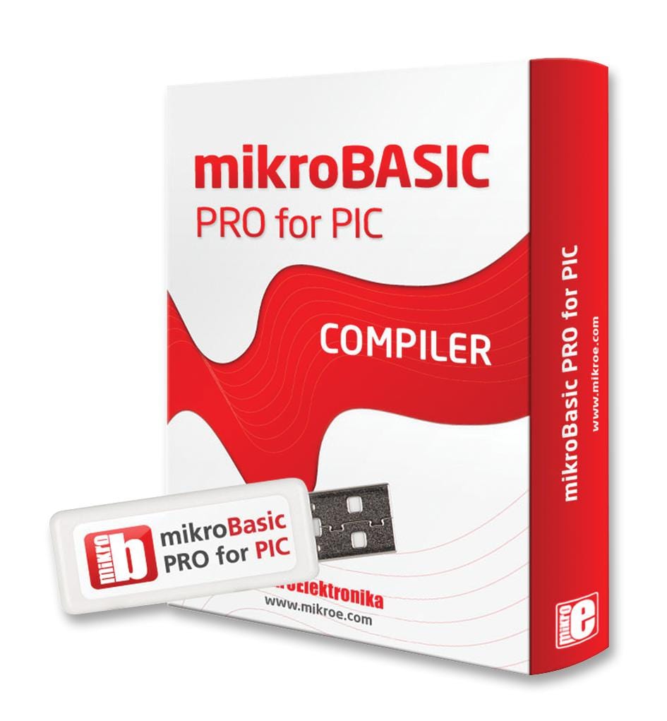 MIKROELEKTRONIKA Compilers / IDE MIKROE-726 COMPILER, USB KEY, MIKROBASIC PRO, PIC MIKROELEKTRONIKA 2281653 MIKROE-726
