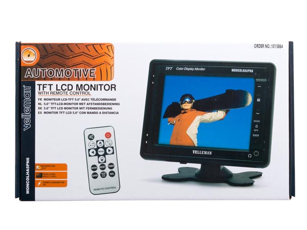 MONCOLHA5PN6 5.6" TFT-LCD-MONITOR MET AFSTANDSBEDIENING