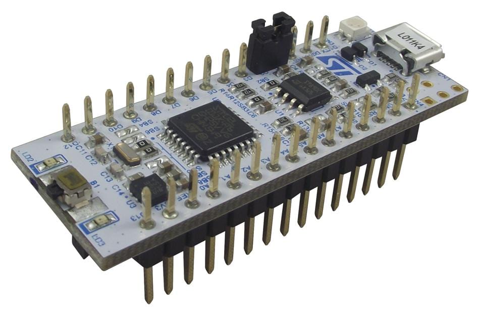 STMICROELECTRONICS MCU/MPU/DSC/DSP/FPGA Development Kits - Prima NUCLEO-L011K4 DEV BOARD, NUCLEO-32 MCU STMICROELECTRONICS 2535699 NUCLEO-L011K4