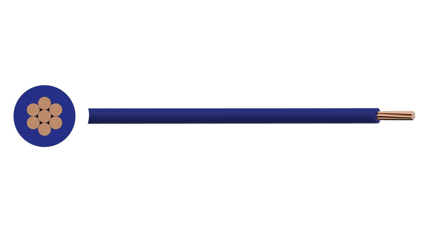 MULTICOMP PRO Single Wire PP-6491B-1.50MMBLU HOOK-UP WIRE, 1.5MM2, BLUE, 100M MULTICOMP PRO 2774285 PP-6491B-1.50MMBLU