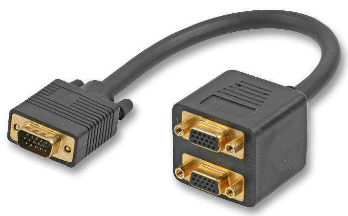 PRO SIGNAL Inter-Series adapters PSG08052 VGA SPLITTER LEAD, 1 TO 2 PRO SIGNAL 3400264 PSG08052