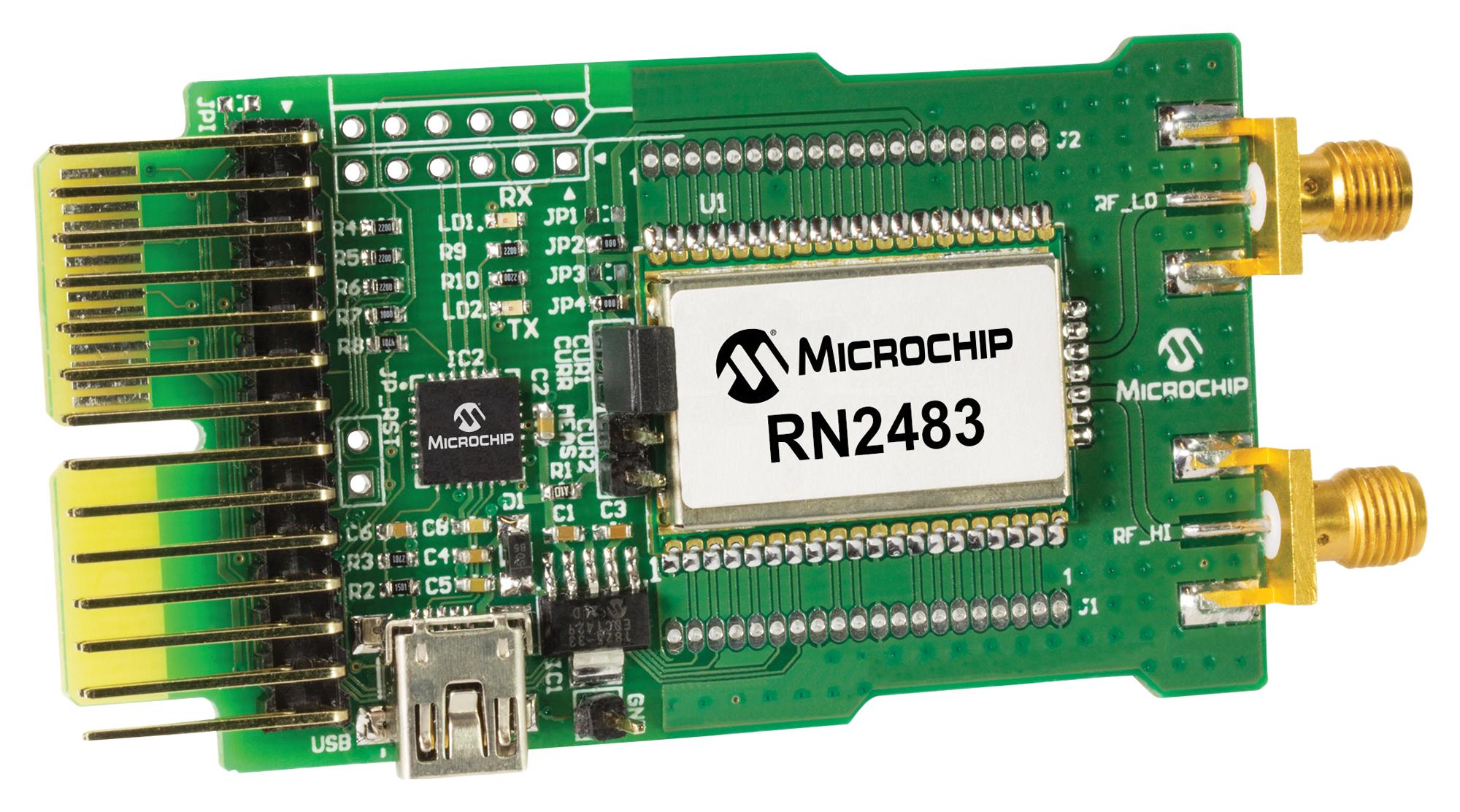 MICROCHIP Daughter Boards / Modules RN-2483-PICTAIL DAUGHTER BOARD, RN2483 LORA TRANSCEIVER MICROCHIP 2499795 RN-2483-PICTAIL
