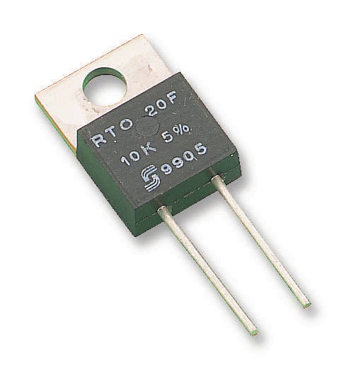 VISHAY Through Hole Resistors RTO020F68000JTE3 RES, 6K8, 5%, 20W, TO-220, THICK FILM VISHAY 1140216 RTO020F68000JTE3