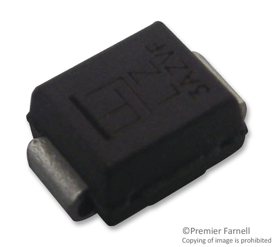 DIODES INC. Standard Recovery Rectifiers (< 600V) S1MB-13-F RECTIFIER, SINGLE, 1KV, 1A, DO-214AA DIODES INC. 3127427 S1MB-13-F