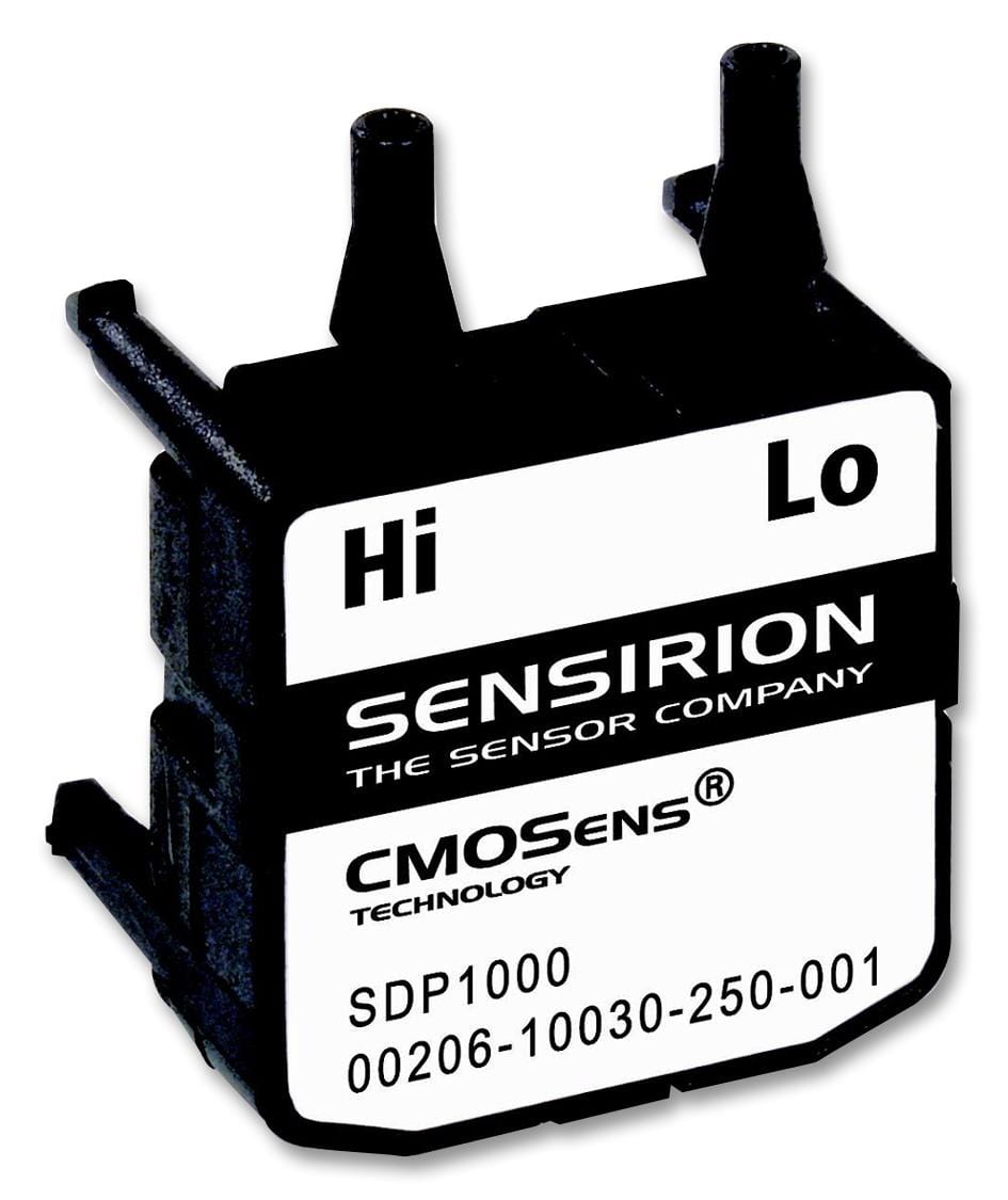 SENSIRION Transducer SDP1000-L SENSOR, -20 TO 500PA, DUAL RADIAL SENSIRION 1207221 SDP1000-L