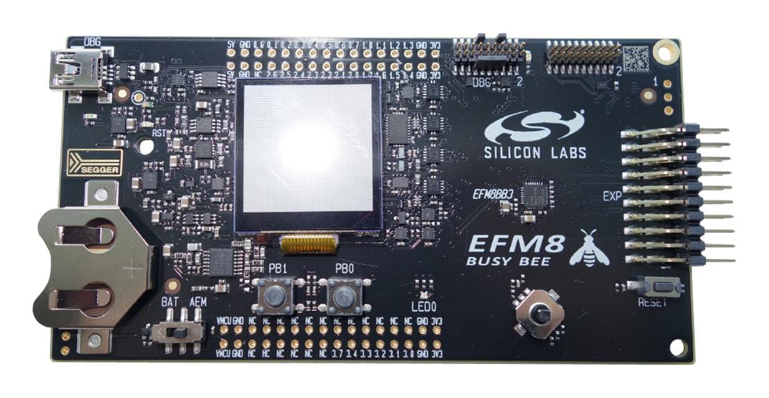 SILICON LABS MCU/MPU/DSC/DSP/FPGA Development Kits - Prima SLSTK2022A DEVELOPMENT BOARD, 8051 BUSY BEE MCU SILICON LABS 2614253 SLSTK2022A