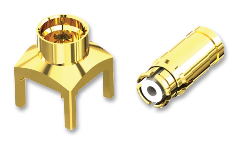 SAMTEC RF/Coax Connectors SMP-PF-P-GF-ST-TH2 RF COAXIAL, SMP, PLUG, 50 OHM, PCB SAMTEC 2433697 SMP-PF-P-GF-ST-TH2