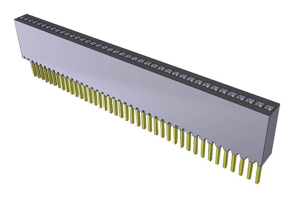 SAMTEC Board-to-Board SMS-140-02-G-S CONNECTOR, 40POS, RCPT, 1.27MM, THT SAMTEC 2984580 SMS-140-02-G-S