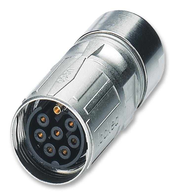 PHOENIX CONTACT Industrial Circular ST-8ES1N8A8K04S CIRCULAR CONNECTOR, PLUG, 9POS, CABLE PHOENIX CONTACT 2448106 ST-8ES1N8A8K04S