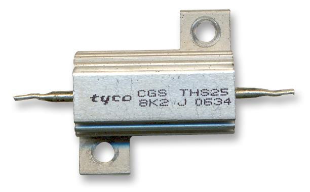 CGS - TE CONNECTIVITY Panel / Chassis Mount Resistors THS25R39J RESISTOR, AL CLAD, 25W R39 5% CGS - TE CONNECTIVITY 1259395 THS25R39J