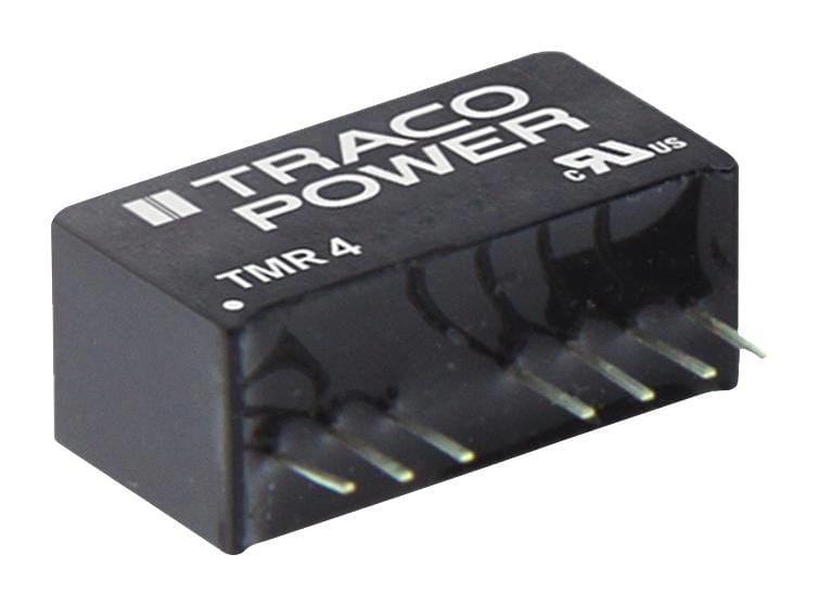 TRACO POWER Isolated Board Mount TMR 4-4811 DC-DC CONVERTER, 5V, 0.8A TRACO POWER 3652434 TMR 4-4811