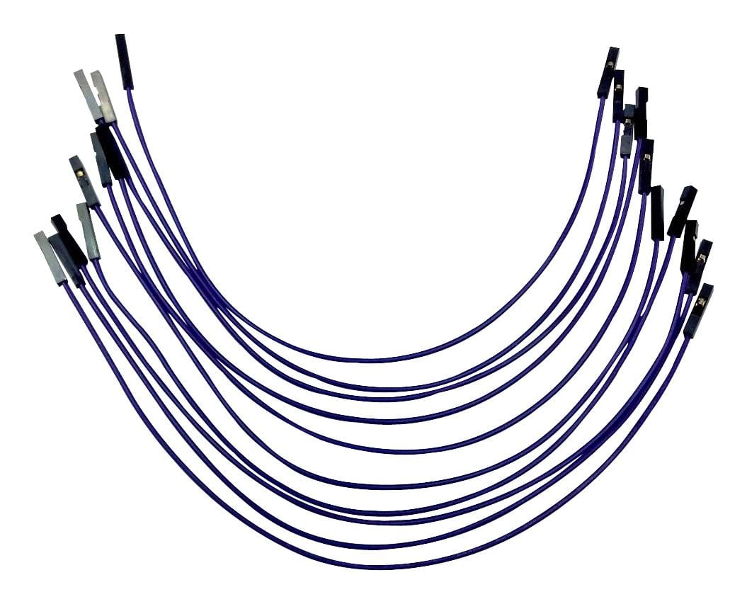 TWIN INDUSTRIES Jumper Wire Assortments TW-FP-20 JUMPER WIRE, 24AWG, 20CM, PK10 TWIN INDUSTRIES 2850719 TW-FP-20