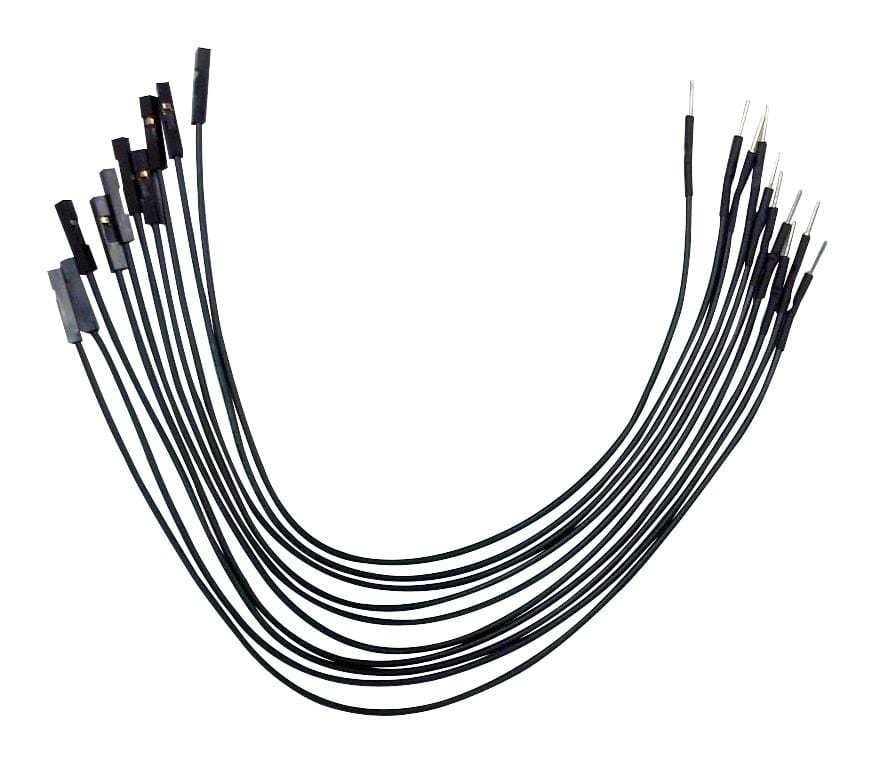 TWIN INDUSTRIES Jumper Wire Assortments TW-MFP-20 JUMPER WIRE, 24AWG, 20CM, PK10 TWIN INDUSTRIES 2850722 TW-MFP-20