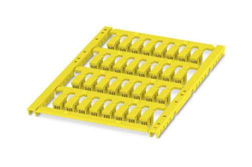 PHOENIX CONTACT Wire Markers - Clip Style UCT-WMCO 3,5 (12X4) YE CABLE MARKER, 2.9MM-3.5MM, PC, YELLOW PHOENIX CONTACT 3268208 UCT-WMCO 3,5 (12X4) YE