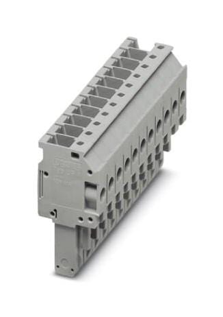 PHOENIX CONTACT Pluggable UP 4/11 TERMINAL BLOCK, PLUGGABLE, 11WAY, GREY PHOENIX CONTACT 3239402 UP 4/11