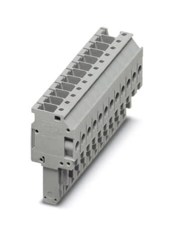 PHOENIX CONTACT Pluggable UP 4/12 TERMINAL BLOCK, PLUGGABLE, 12WAY, GREY PHOENIX CONTACT 3239403 UP 4/12