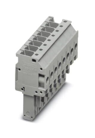 PHOENIX CONTACT Pluggable UP 4/ 8 TERMINAL BLOCK, PLUGGABLE, 8WAY, GREY PHOENIX CONTACT 3239400 UP 4/ 8