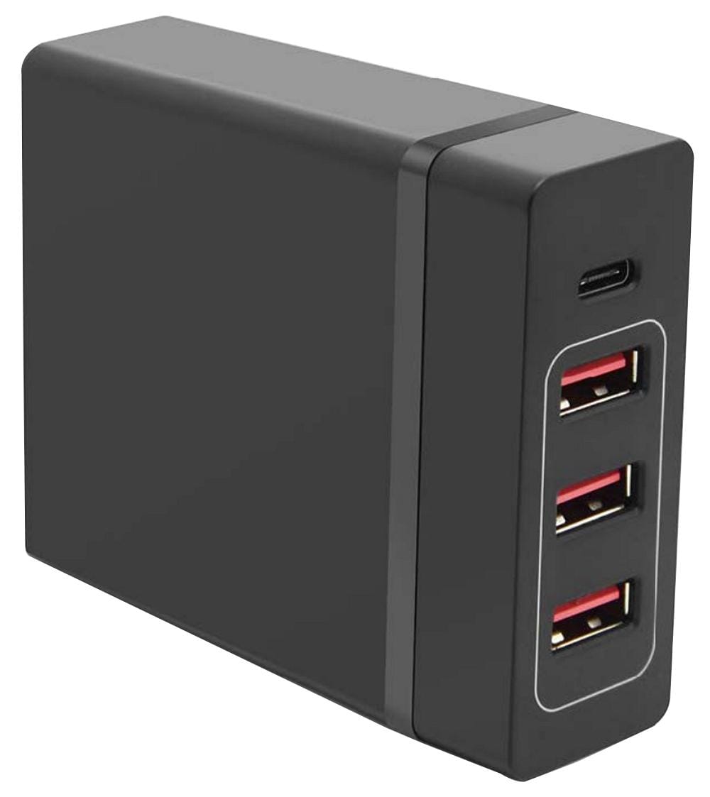 POWERPAX External Plug In Adaptor - Single Output USB-C-72W ADAPTER, AC-DC, 4 O/P, 60W POWERPAX 3532538 USB-C-72W