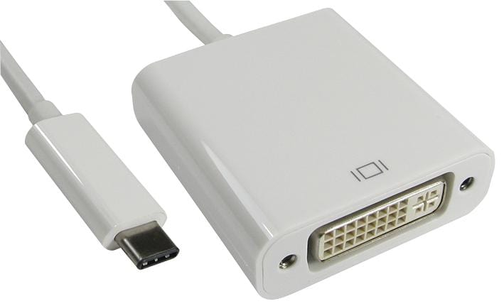 PRO SIGNAL Converters/Interfaces USB3C-DVICAB ADAPTER, USB TYPE C MALE - DVI FEMALE PRO SIGNAL 3409913 USB3C-DVICAB