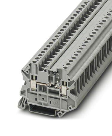 PHOENIX CONTACT DIN Rail Mount UT 4-MTD-DIO/L-R DIN RAIL TB, DIODE, 2WAY, 10AWG PHOENIX CONTACT 3241240 UT 4-MTD-DIO/L-R