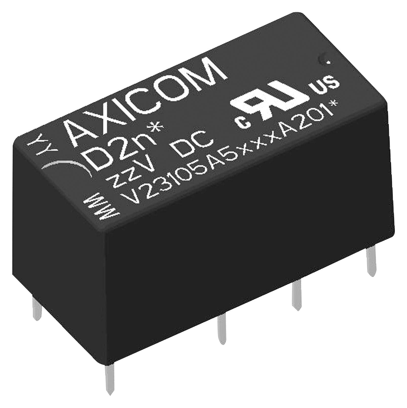 AXICOM - TE CONNECTIVITY Signal V23105A5479A201.. SIGNAL RELAY, DPDT, 3A, 250VAC, TH AXICOM - TE CONNECTIVITY 2748117 V23105A5479A201..