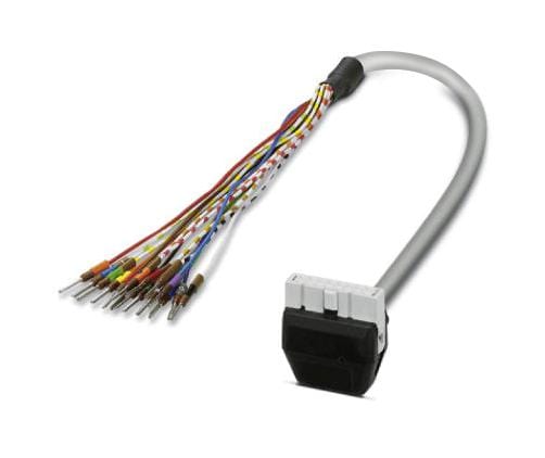 PHOENIX CONTACT I/O Cable Assemblies VIP-CAB-FLK16/FR/OE/0,14/2,0M ROUND CABLE, 16 POS, 2M, CONTROLLER PHOENIX CONTACT 3260247 VIP-CAB-FLK16/FR/OE/0,14/2,0M