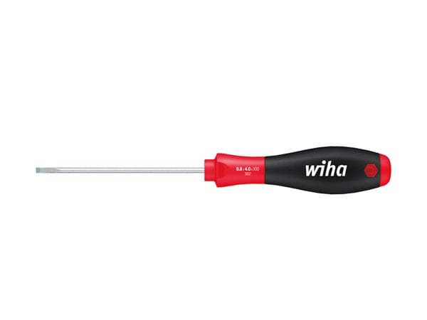 Velleman WIHA Schroevendraaiers WH00698 Wiha Schroevendraaier SoftFinish sleufkop met ronde schacht voor diepliggende schroeven (00698) 5,5 mm x 125 mm WH00698 WH00698
