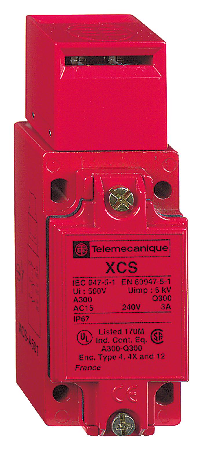TELEMECANIQUE SENSORS Safety interlock XCSA512 SAFETY SWITCH, DPST-NO/SPST-NC, 6A, 120V TELEMECANIQUE SENSORS 3130578 XCSA512